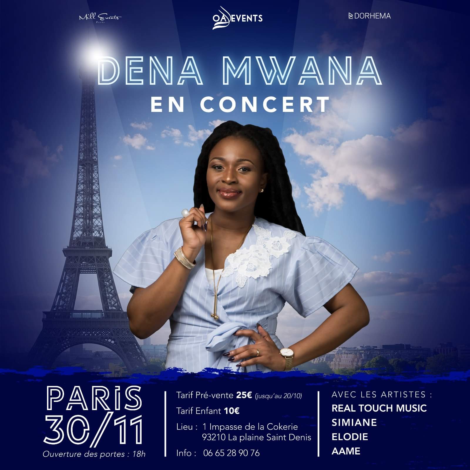 DENA MWANA EN CONCERT A PARIS